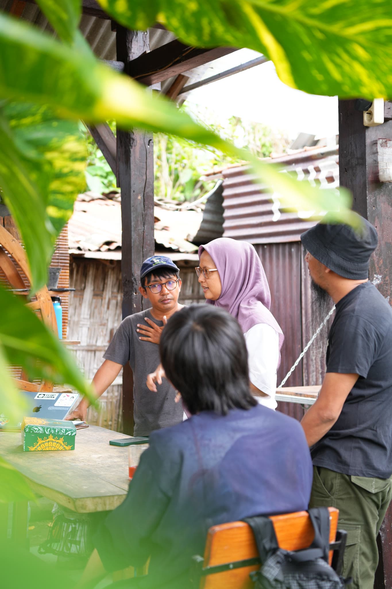 Kebun Kali Code community garden along the Code River in Ledok Tukangan, Danurejan, Yogyakarta